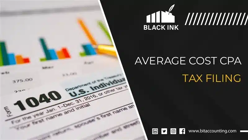 Average cost CPA tax filing